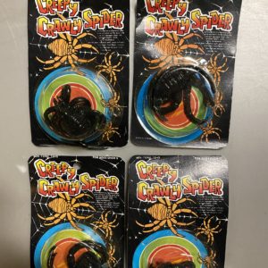 Vintage Creepy Crawly Spider Oily Jigglers lot of 4