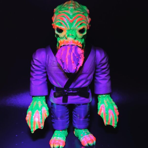 The Gentle Cthulhu black belt with uv action one off by SWARMM - Image 2