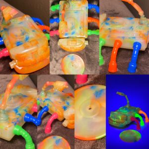 Vinyl Toy Frenzy Turntable Tarantula Marbled UV/Glow