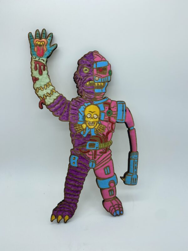 Mechacreatch WOOD FIGURE FORM 1-0FF WALL HANGERS