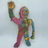 Mechacreatch WOOD FIGURE FORM 1-0FF WALL HANGERS  Hanger on back  About 12” give or take  Hand painted one - Image 2