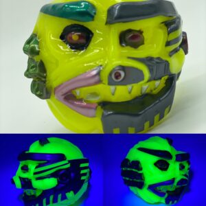 Yellow Stripper UV Active Mechacreatch Madball One Off