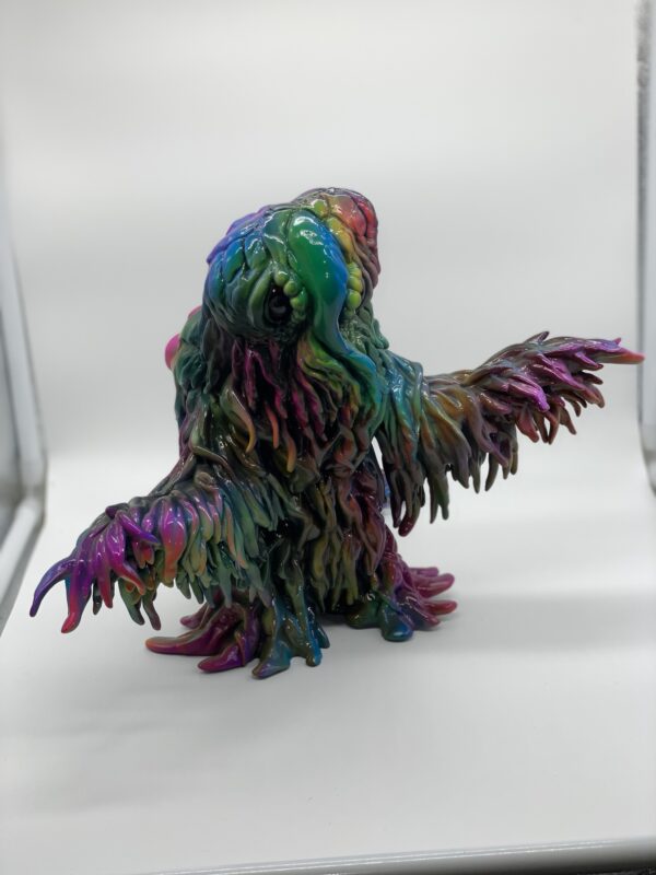 Surreal Smog Monster with UV Action One Off by me - Image 3