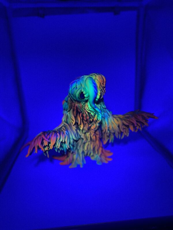 Surreal Smog Monster with UV Action One Off by me - Image 16