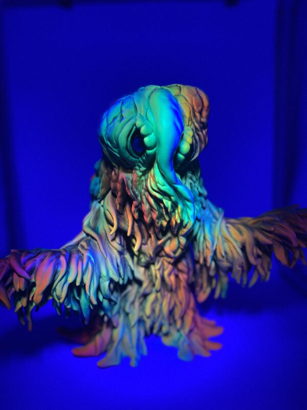 Surreal Smog Monster with UV Action One Off by me - Image 17