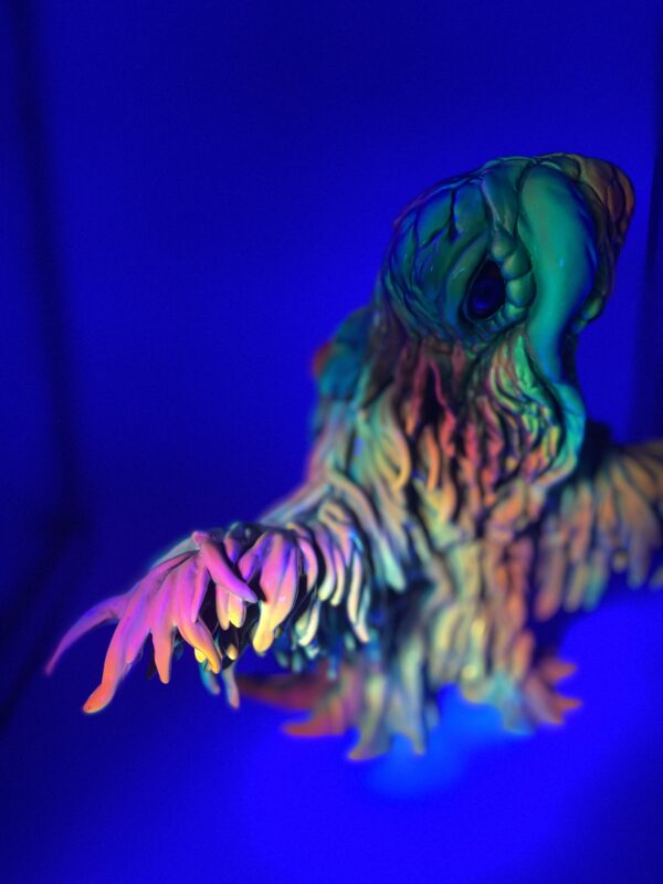 Surreal Smog Monster with UV Action One Off by me - Image 18