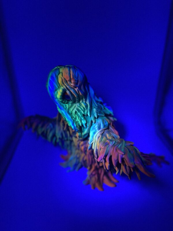 Surreal Smog Monster with UV Action One Off by me - Image 19