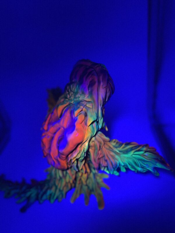 Surreal Smog Monster with UV Action One Off by me - Image 22
