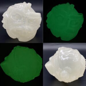 Blacklight Active Color Changing MechaMadball White to Green Limited Edition