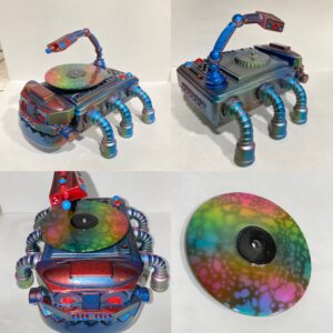 Metallic Mayhem Turntable Tarantula 1 off by SWARMM