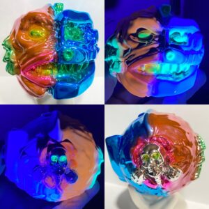 Mecha-Madball Ultra Shine UV Active 1 Off by SWARMM
