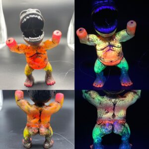 Crazy Kong black light & mouth movement action 1 off by SWARMM