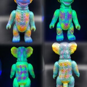 Gargamel Bakobas Swirler Glow with Black light action 1 off by SWARMM