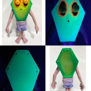 Coffin Dude One Off With black light action by SWARMM