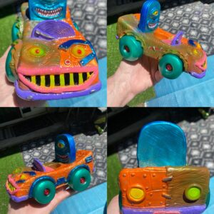 Orange Crusher Mecha-Mobile 1 off+ Bonus Mini Monster Mate figure blank driver (Copy)